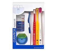 Curaprox Implant Care Set-per impianti dentali e gengive sensibili/Supporta la guarigione e la pulizia quotidiana delicata/Set completo/Made in Switzerland