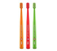 Curaprox Kids Spazzolino, Arancione/Rosso/Verde, Swiss Made