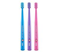 Curaprox Kids Spazzolino, Blu/Viola/Rosa, Swiss Made