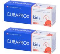 Curaprox Kids Toothpaste Strawberry Flavor 0 Ppm 2x60 ml