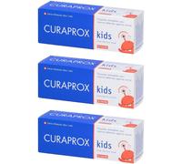 Curaprox Kids Toothpaste Strawberry Flavor 0 Ppm 3x60 ml