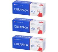 Curaprox Kids Toothpaste Strawberry Flavor 950ppm 3x60 ml