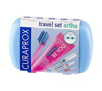 Curaprox Igiene dentale Spazzolini da denti Travel Set Ortho Blu 1 Stk.