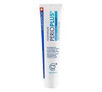 Curaprox Perio Plus Support Zahnpasta CITROX mit guten Geschmack gegen Mundgeruch, Entzündugen und Karies, mit 0,09% Chlorhexidin und Hyaluronsäure, ohne Alkohol, 75 ml