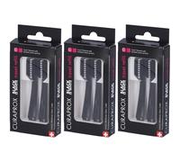 Curaprox Testine Di Ricambio Per Spazzolino Da Viaggio Black Is White