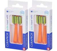 Curaprox Testine Di Ricambio Per Spazzolino Da Viaggio Ortho Orange 2