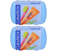 Curaprox Travel Set, Blue 2x1 St