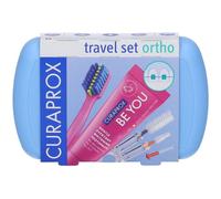 Curaprox Igiene dentale Spazzolini da denti Travel Set Ortho Blu 1 Stk.