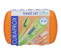 Curaprox Igiene dentale Spazzolini da denti Travel Set Ortho Arancione 1 Stk.