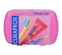 Curaprox Travel Set, Pink 1 pz Set combinato