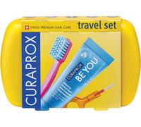 curaprox travel set yellow