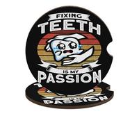 Curare i denti è la mia passione. Sottobicchieri per auto da dentista, 2 portabicchieri con base antiscivolo. Accessori per auto per la maggior parte dei veicoli.