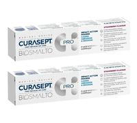 Curasept Biosmalto Mousse Gusto Fragola Set da 2 2x50 ml Dentifricio