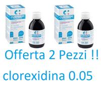 Curasept Collutorio Clorexidina 0,05% Ads+Dna | Flacone 200ml Offerta 2 Pezzi