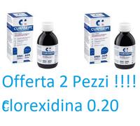 Curasept Collutorio Clorexidina 0,20% Ads+Dna | Flacone 200ml Offerta 2 Pezzi