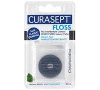 Curasept Floss Classico Cerato Nero Sezione Piatta 50m