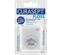 Curasept Floss PFTE Tape Clorexidina Filo Interdentale Sez.Piatta 35 m
