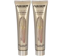 Curasept Gold Luxury Whitening Dentifricio 2x75 ml Dentifricio