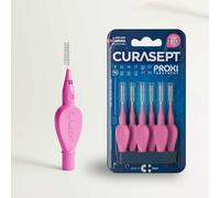 CURASEPT Scovolini Dentali Originali | Spazzolini interdentali Proxi T10 (filo 1 mm) | Fucsia | Pulizia Profonda della Placca | Setole Nylon Ultra-flesse, Manico Ergonomico | 6 pz x confezione