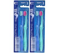 Curasept Spazzolino Soft 015 Bipack 2x2 St