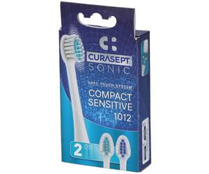 Curasept Testine Ricambio Spazzolino Sonic Compact Sensitive 1012 2 pz