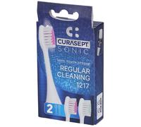 Curasept Testine Ricambio Spazzolino Sonic Regular Cleaning 1217 2 pz