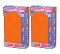 Curasept Travel Kit Arancio Spazzolino + Dentifricio + Picks 2x1 St