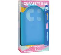 Curasept - Travel Kit Igiene Orale Blu Confezione 5 Pezzi