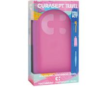 Curasept - Travel Kit Igiene Orale Fuxia Confezione 5 Pezzi