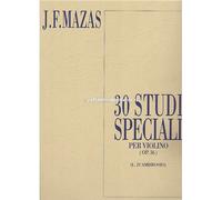 Curci 30 studi speciali opera 36 per violino Mazas Jacques Fereol