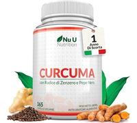 Curcuma 1520Mg Con Zenzero E Pepe Nero - 365 Capsule Vegane - Alto Dosaggio Di C