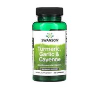 Curcuma, aglio e pepe di Cayenna Swanson (60 capsule)