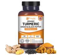 Curcuma Alto Dosaggio 120 Caps Curcumina Con Piperina & Zenzero - Scorta 2 Mesi