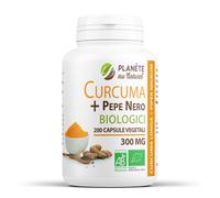 Curcuma Bio Pepe Nero Bio 300 mg 200 capsule Vegetali