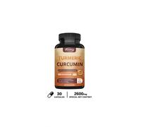 Curcuma Curcumina 2600 mg - Tripla forza ad alto assorbimento, salute del