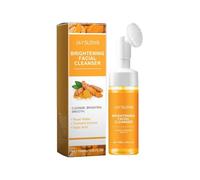 Curcuma Detergente Olio Acne Rimozione di punti neri Lavaggio Illuminante Pulizia Viso Ringiovanimento Viso S Schiuma X2j5 Detergente