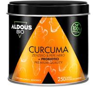 Curcuma e Piperina Plus + PROBIOTICI + Zenzero e Pepe Nero - 1460 mg