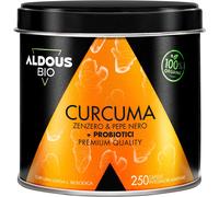 Curcuma E Piperina plus + PROBIOTICI + Zenzero E Pepe Nero - 1460 Mg - 250 Capsu