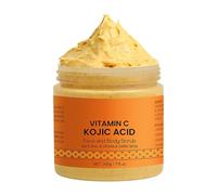 Curcuma e Vitamina C Body Scrub Rimuovi la pelle morta Naturale Biopeeling Pulizia profonda Peeling per il corpo Culo Zona bikini Cura Personale (100g)