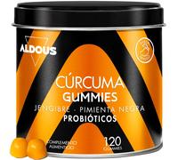 Curcuma e Zenzero con Pepe Nero + PROBIOTICI 2500mg- 120 Caramelle Gommose | Sap