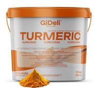 Curcuma Polvere 10 kg radice di curcuma finemente macinata Ideale per preparare un latte d'oro come aggiunta al tè piatti asiatici zuppe piccanti