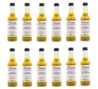 Curcuma pura - estratto intensivo di curcuma biologica peruviana di alta qualità senza zucchero e additivi artificiali 100% biologico (DE-ÖKO-005), 12x250 ml