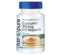Curcumina 500 mg - 90 capsule di estratto di curcuma con bioperina - vegan | ...