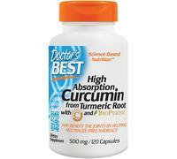 Curcumina ad alto assorbimento dalla radice di curcuma con C3 Complex & BioPerine, 500mg - 120 caps