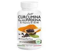 CURCUMINA Plus 95% e PIPERINA Line@ Alto Dosaggio ANTINFIAMMATORIO e DIMAGRANTE