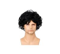 CURE per capelli 20 cm/7,8 '"parrucca maschile a strati corti parrucche sintetiche ondulate per uomo maschio Guy parrucche da festa quotidiane per feste quotidiane usano parrucche naturali