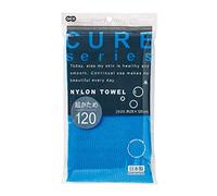 Cure Series Japanese Exfoliating Bath Towel From OHE - Super Hard Weave - Blue, 120cm -Value Set of 2 by Unknown