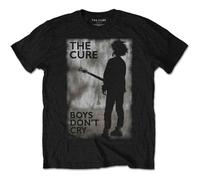 Cure - the - T-Shirt # L Black Unisex # Boys Don'T Cry Black & White