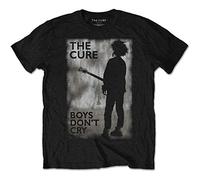Abbigliamento Cure (The): Boys Don't Cry Black & White (T-Shirt Unisex Tg. L)