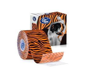 CureTape Art, 5 m X 5 cm, Impermeabile, Tiger Arancione/Nero